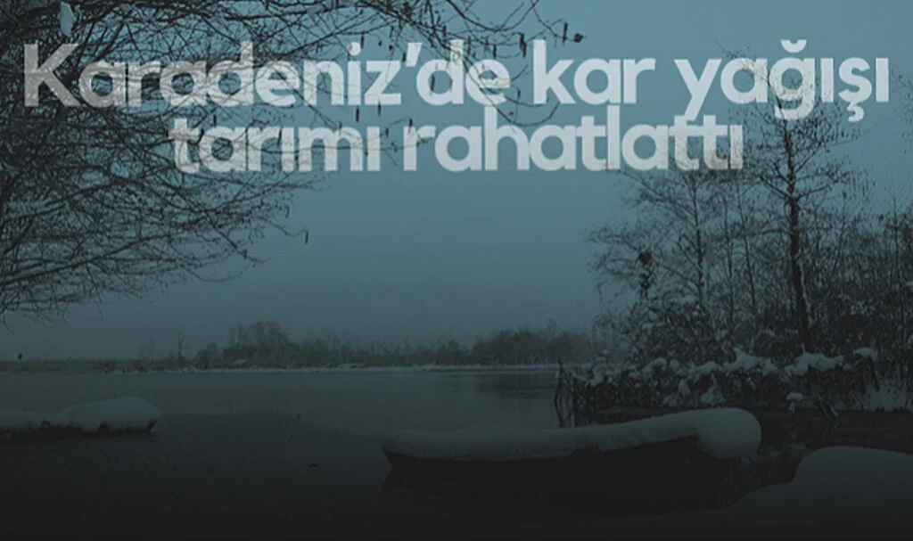 Karadeniz’de Kar Yağışı Tarımı Rahatlattı
