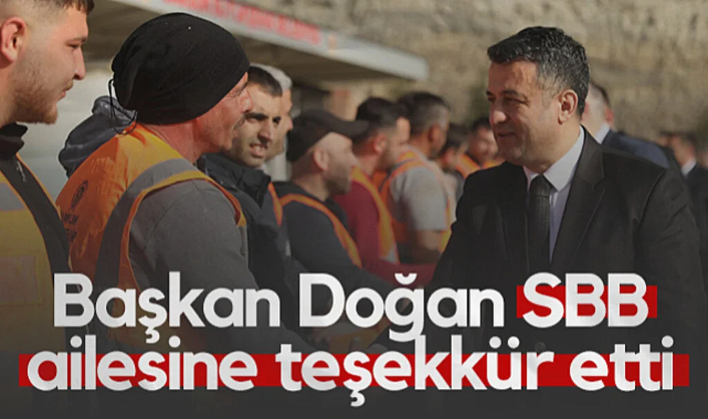 Samsun Büyükşehir Belediyesi Başkanı Halit Doğan, Belediye Çalışanlarıyla Bayramlaştı