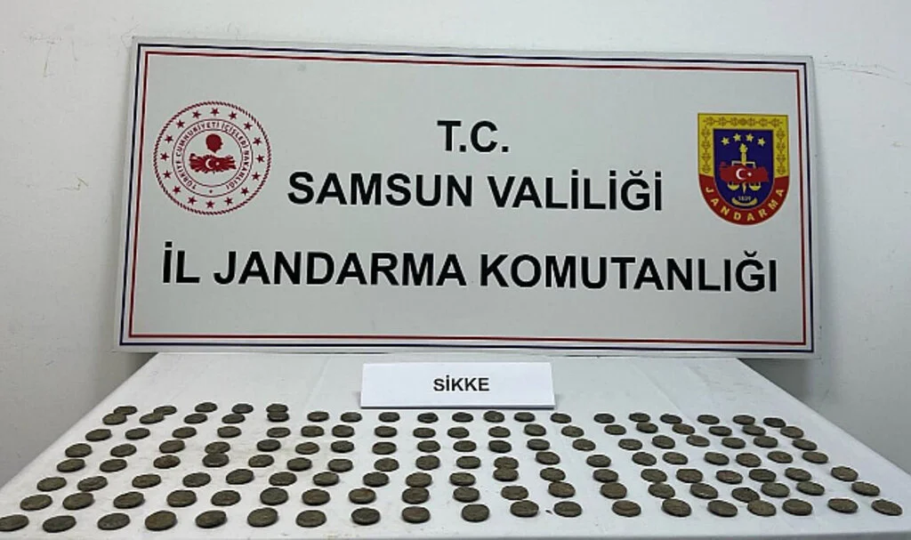 Samsun’da 130 Adet Tarihi Sikke Ele Geçirildi