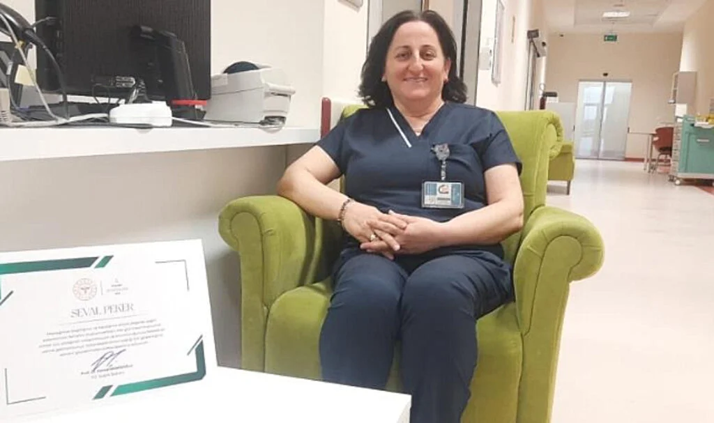 Samsun’da 37 Yıllık Ebeye Sağlık Bakanlığı’ndan Teşekkür Belgesi