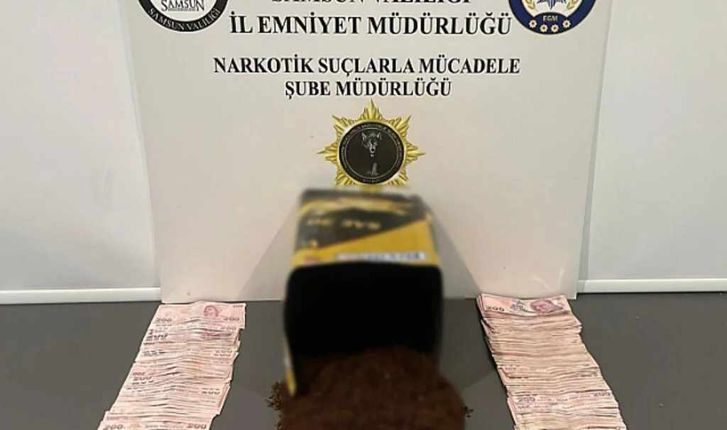 Samsun'da 650 gram bonzai ele geçirildi