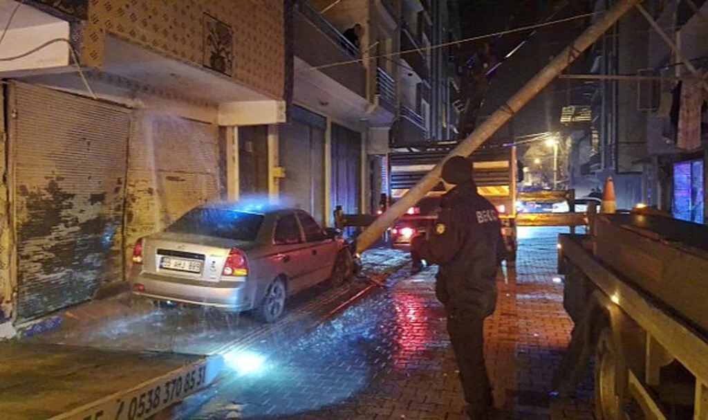 Samsun'da Alkollü Sürücü Kaçarken Kaza Yaptı
