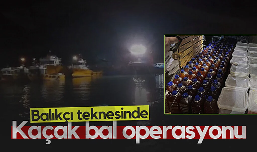 Samsun'da Balıkçı Teknesine Kaçak Bal Operasyonu