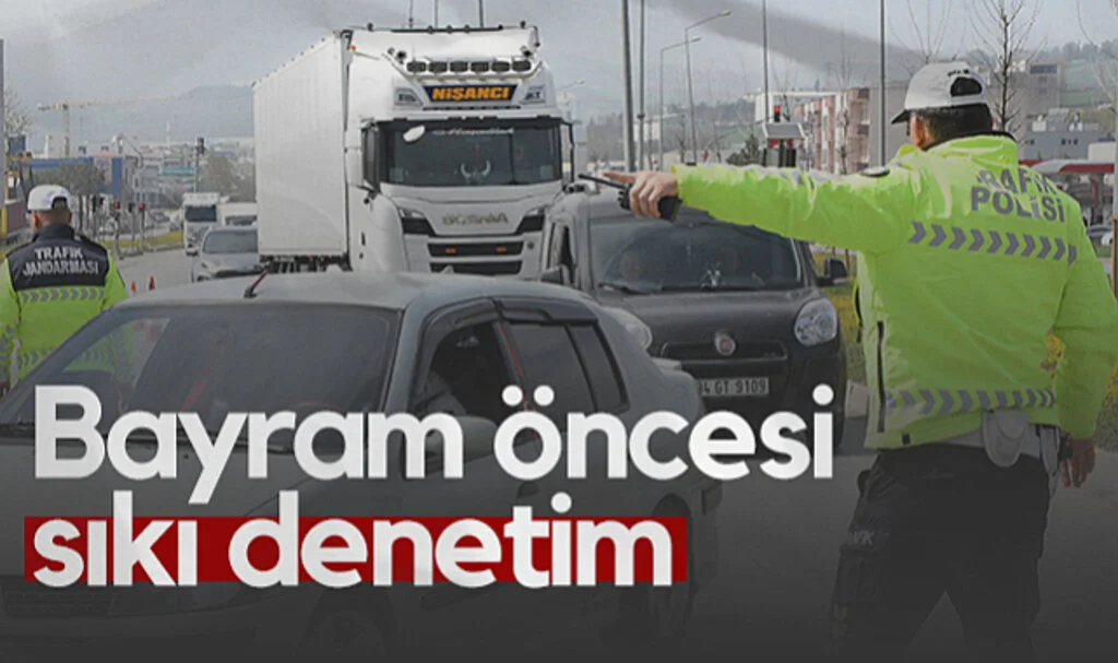 Samsun'da Bayram Öncesi Sıkı Trafik Denetimi