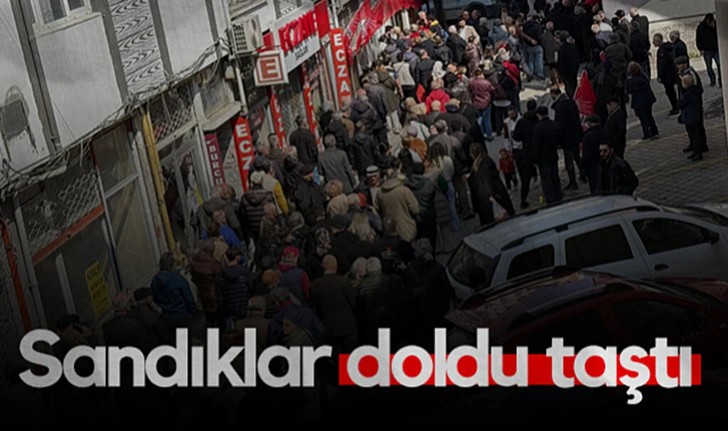 Samsun’da CHP Önseçiminde Sandıklar Doldu Taştı