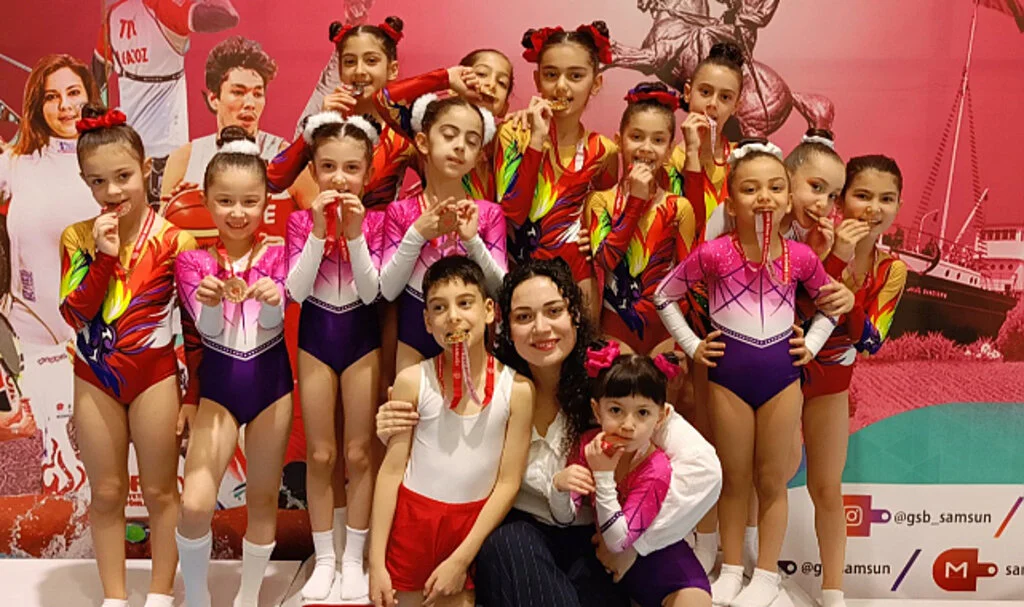 Samsun’da Cimnastik Minikler İl Birinciliği Yapıldı