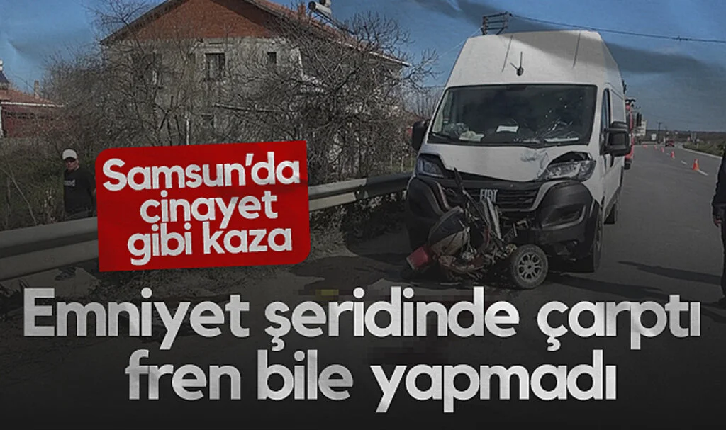 Samsun’da Cinayet Gibi Kaza: Elektrikli Bisiklet Sürücüsü Öldü