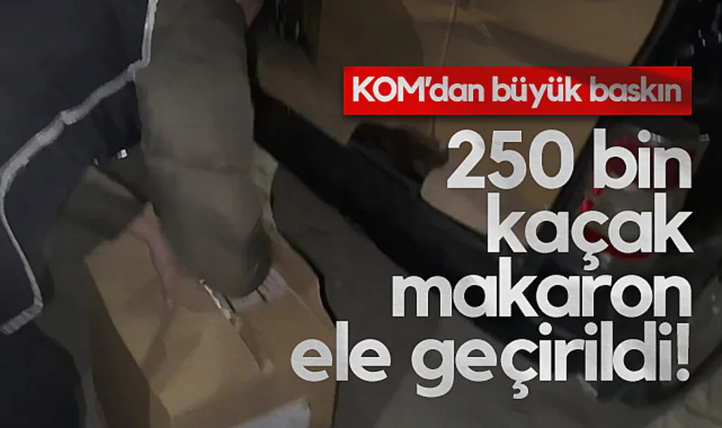 Samsun'da Dev Operasyon: 250 Bin Kaçak Makaron Ele Geçirildi!