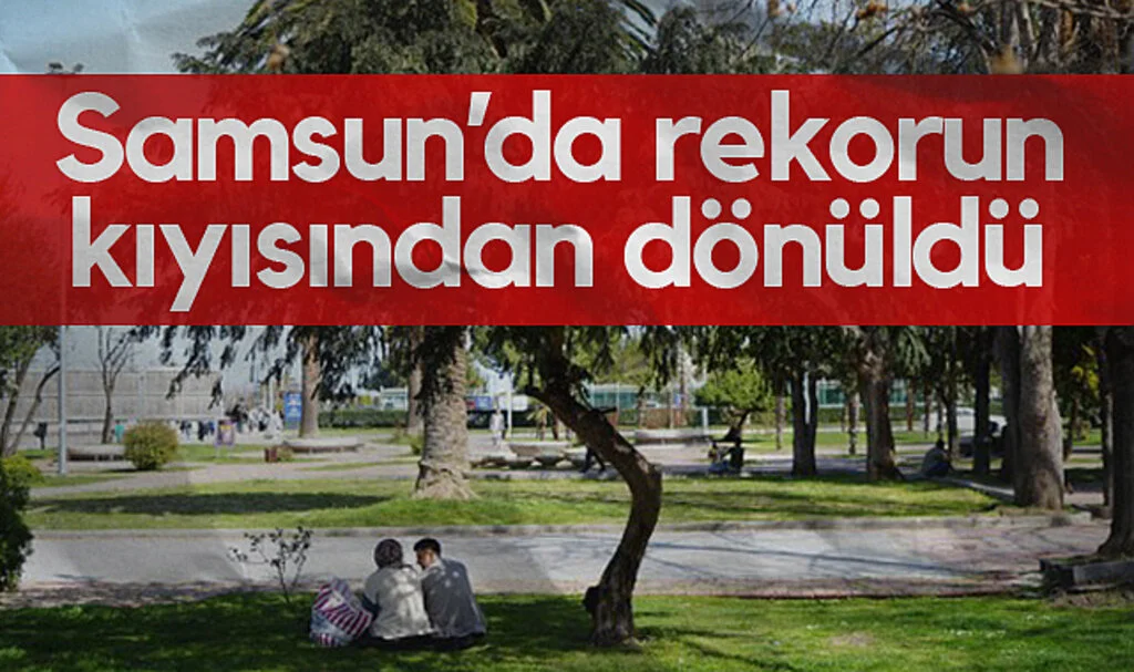 Samsun’da Hava 33 Dereceyi Gördü, Rekorun Kıyısından Dönüldü