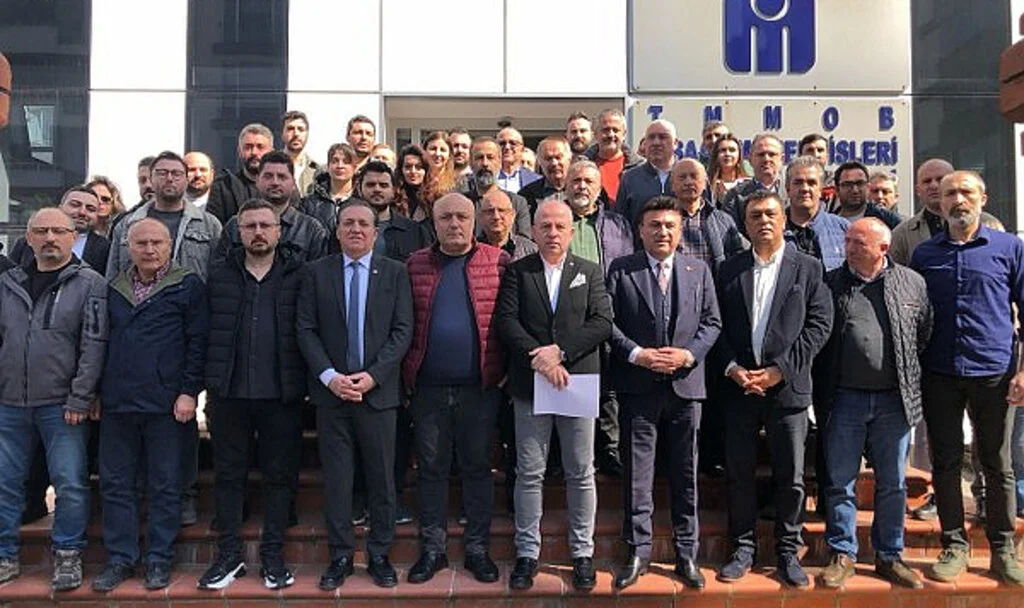 Samsun'da İnşaat Mühendislerinden Meslektaşlarına Yönelik Şiddete Tepki