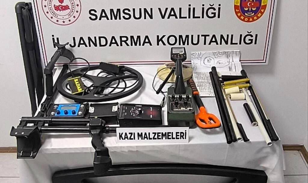 Samsun’da İzinsiz Kazıya Suçüstü, 11 Kişi Yakalandı
