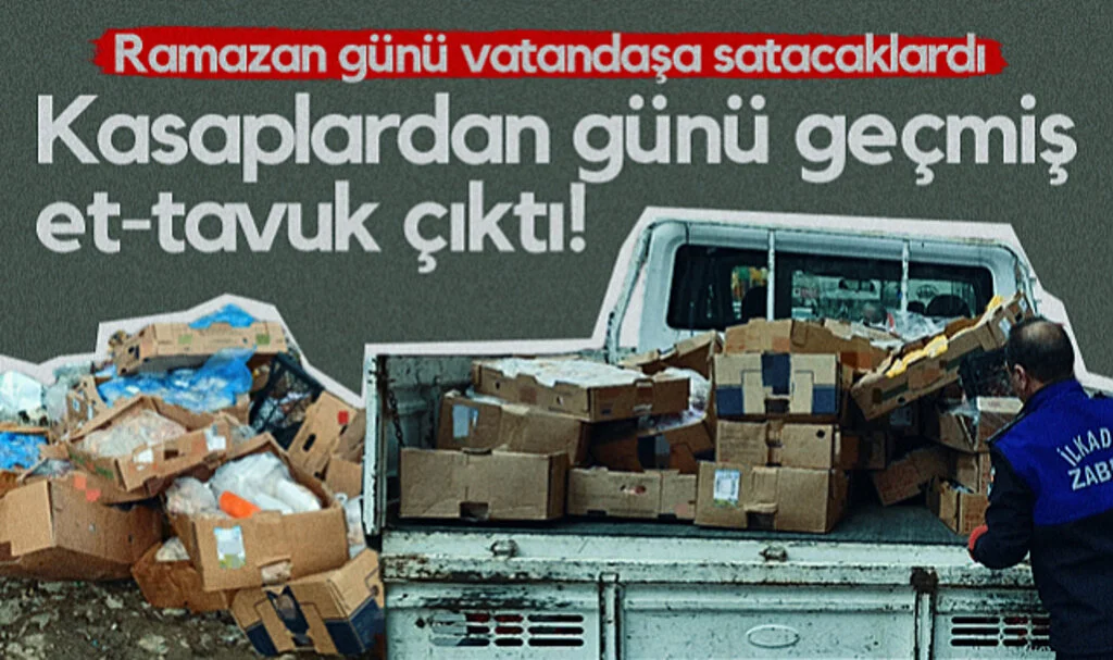 Samsun'da Kasaplardan Günü Geçmiş Et-Tavuk Çıktı! Ramazan Günü Vatandaşa Satacaklardı...