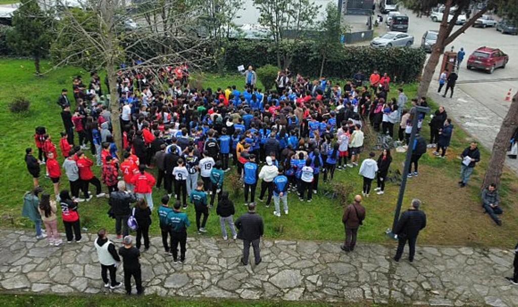Samsun'da Oryantiring Yarışlarında 330 Öğrenci Ter Döktü