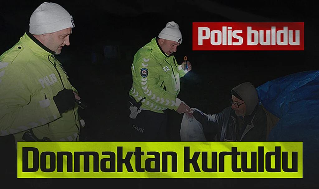 Samsun’da Polisler Yol Kenarındaki Çadırı Fark Etti, Hayat Kurtardı!