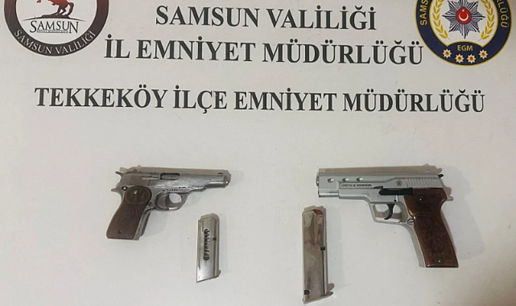 Samsun’da Ruhsatsız Silah Operasyonu: 2 Kişi Gözaltına Alındı