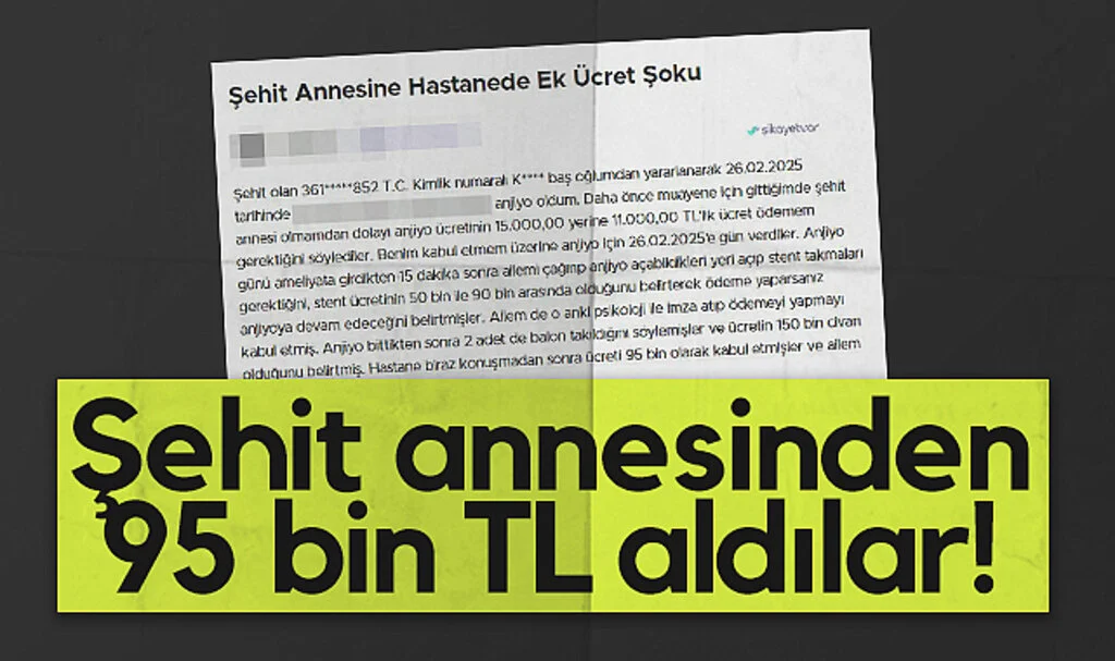 Samsun'da şehit annesinden 95 bin TL aldılar!