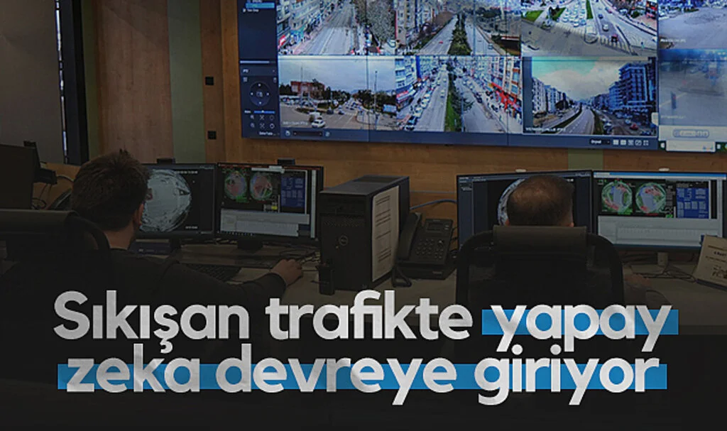 Samsun'da sıkışan trafikte yapay zeka devreye giriyor