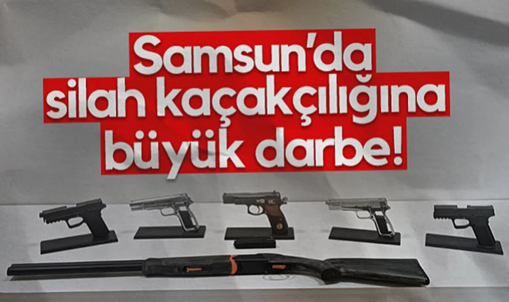 Samsun’da Silah Ticareti Operasyonu: Çok Sayıda Silah Ele Geçirildi!