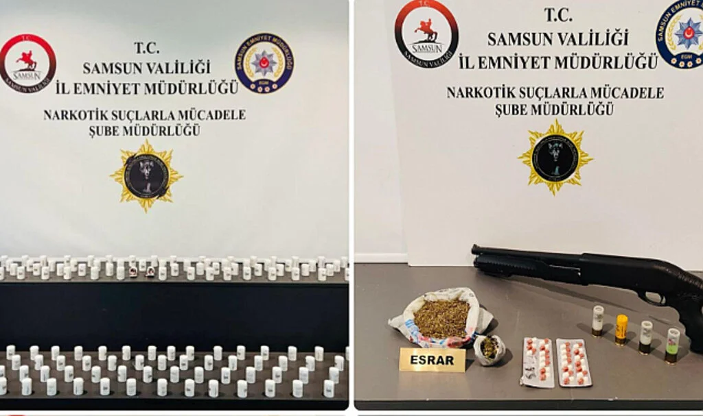 Samsun’da Uyuşturucu Operasyonu! 5 Şüpheli Gözaltında