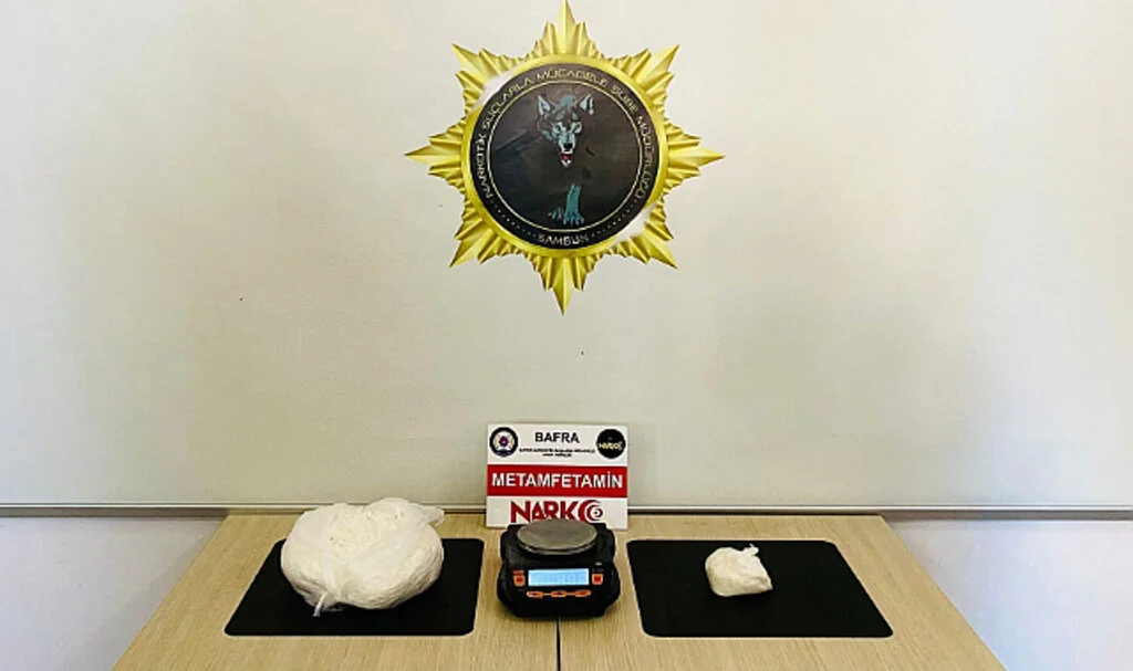 Samsun'da Yaşlı Kadın Metamfetamin İle Yakalandı