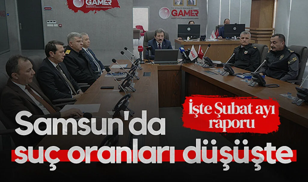 Samsun Huzura Kavuşuyor: Suç Oranları Düşüşte