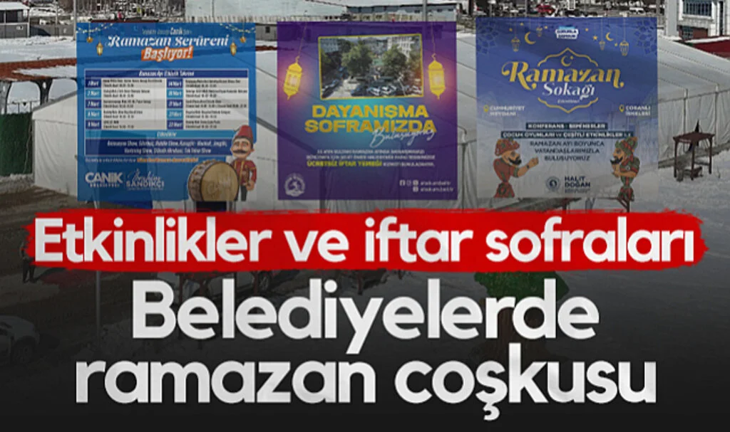 Samsun'un Belediyelerinde Ramazan Coşkusu: Etkinlikler ve İftar Sofraları