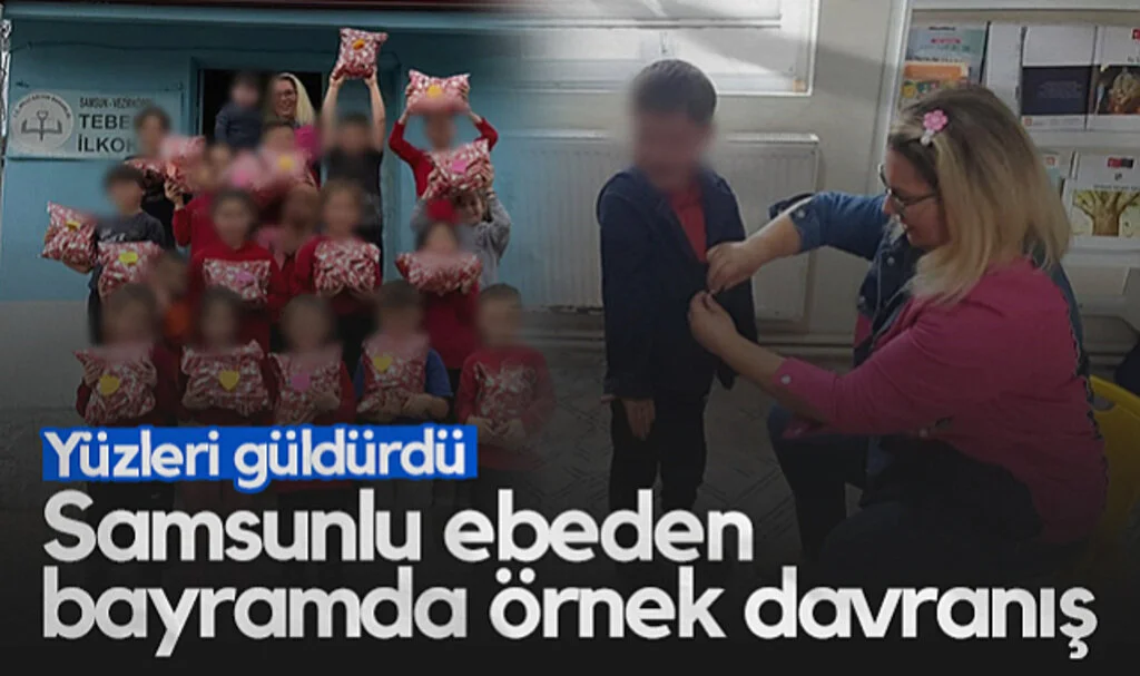 Samsunlu Ebeden Bayramda Örnek Davranış