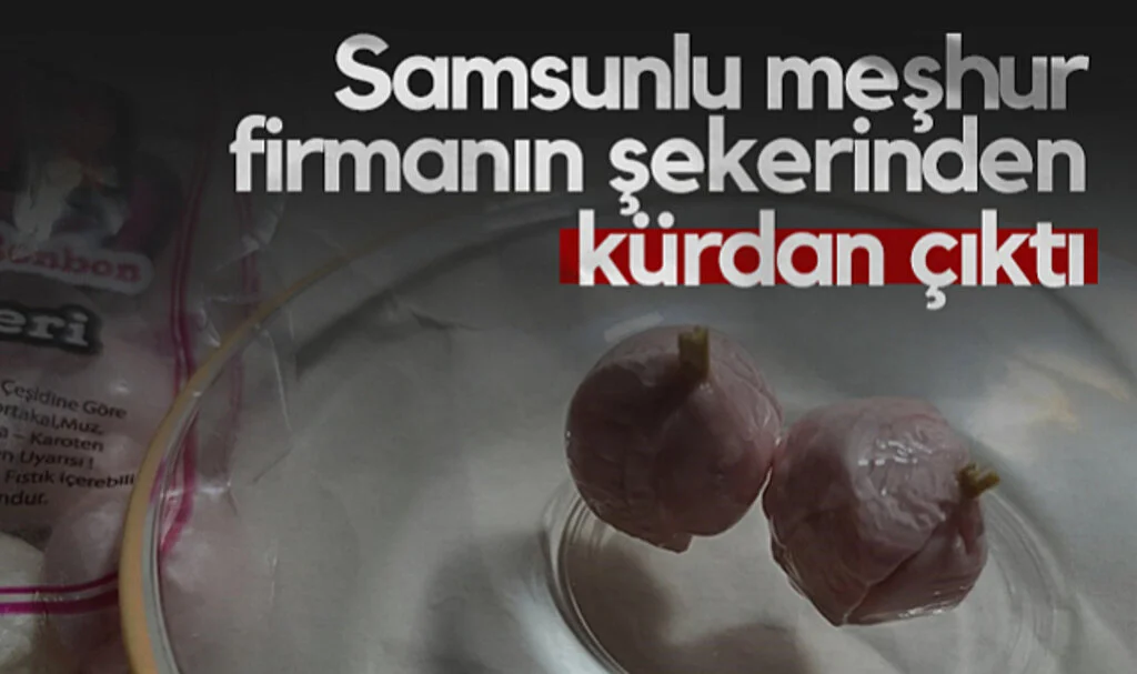 Samsunlu Meşhur Firmanın Şekerinden Kürdan Çıktı