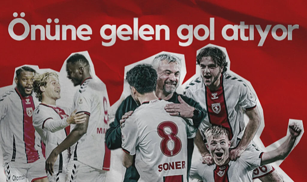 Samsunspor’da 13 Oyuncu Gol Sevinci Yaşadı