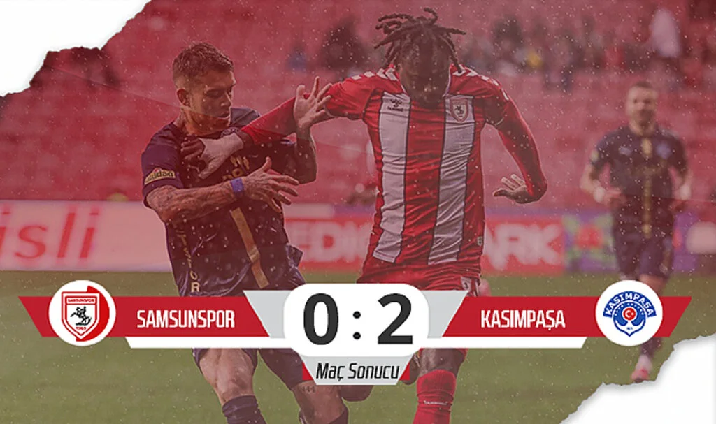 Samsunspor Evinde Kasımpaşa’ya Mağlup Oldu: 0-2 (Maç Özeti)