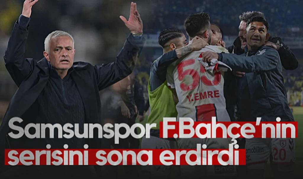 Samsunspor, Kadıköy’de Fenerbahçe’nin Serisini Bitirdi!
