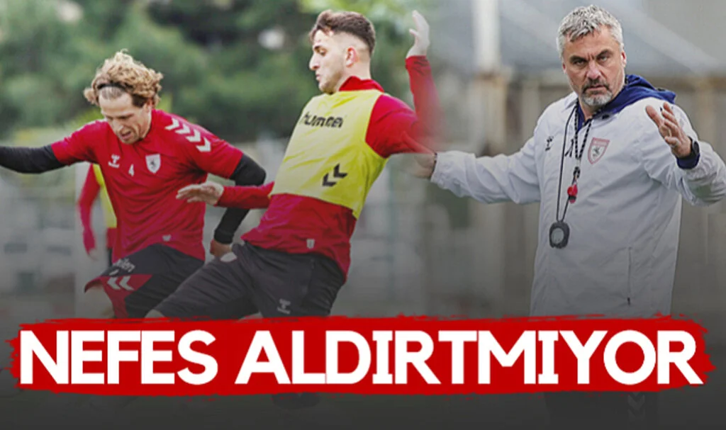 Samsunspor Teknik Direktörü Reis, Oyuncularına Nefes Aldırtmıyor