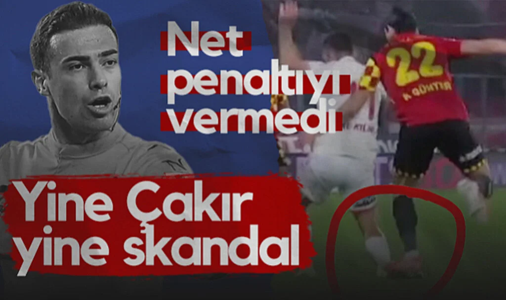 Samsunspor'un Net Penaltısı Verilmedi! Yine Oğuzhan Çakır, Yine Skandal