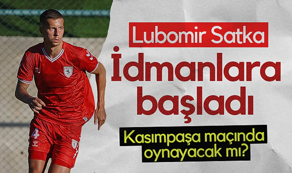 Samsunspor'un Slovak Stoperi Satka, Takımla İdmana Başladı: Kasımpaşa Maçında Oynayacak mı ?