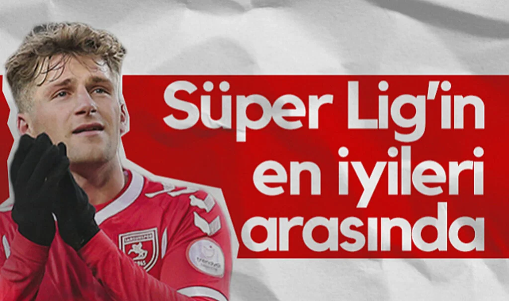Samsunsporlu Carlo Holse, Süper Lig’in En İyi 2. Orta Sahası