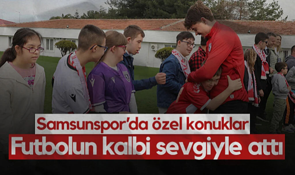 Samsunsporlu Futbolcular Down Sendromlu Çocuklarla Buluştu