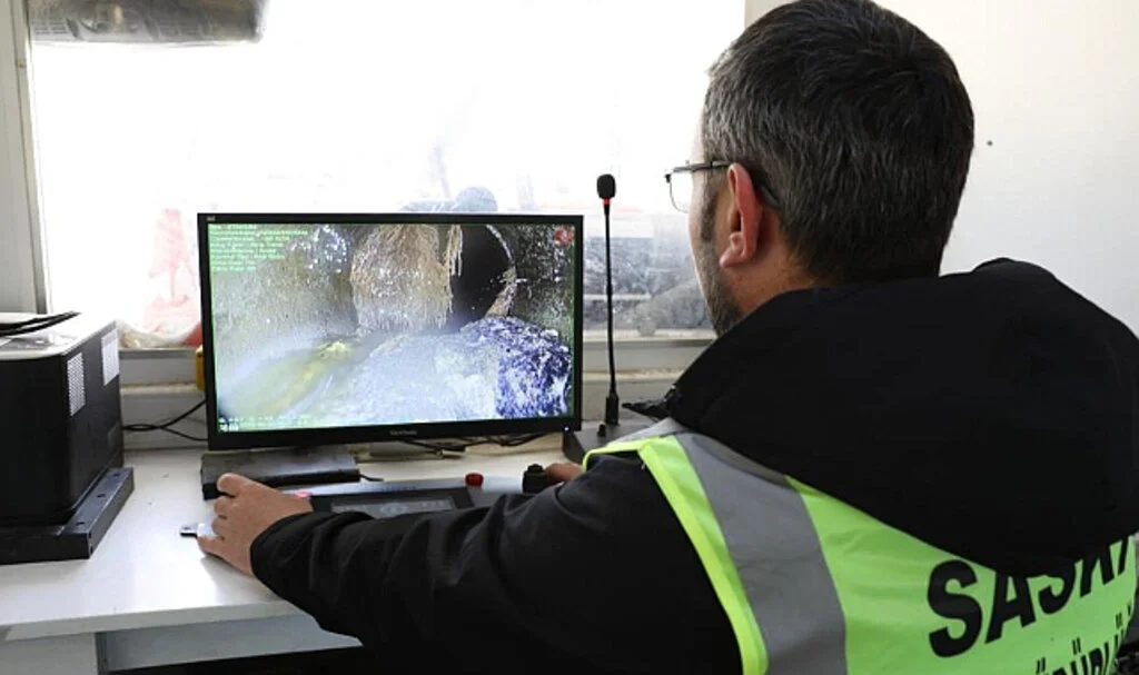 SASKİ'den Altyapıya Robotlu Müdahale