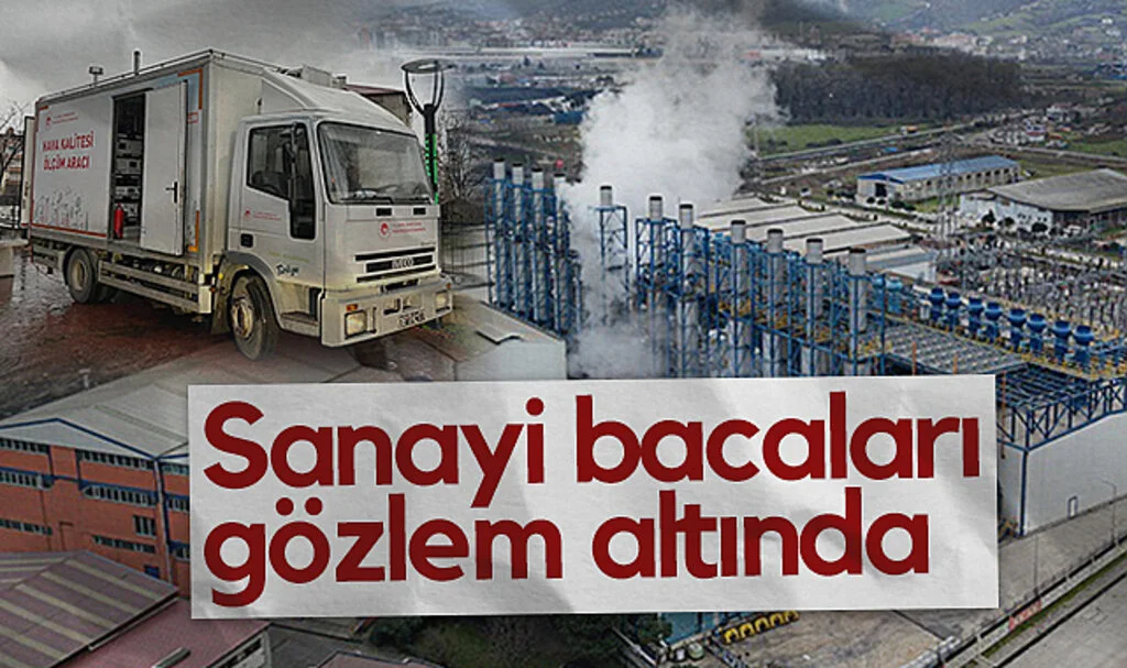 Tekkeköy'de sanayi bacaları gözlem altında