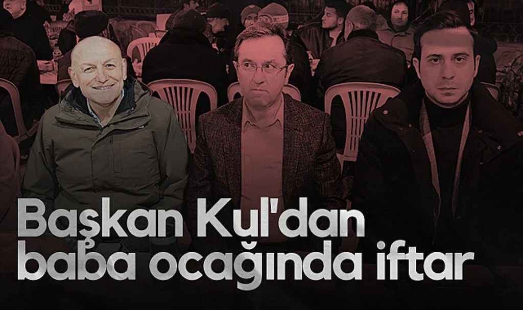 Terme Belediye Başkanı Şenol Kul'dan baba ocağında iftar 