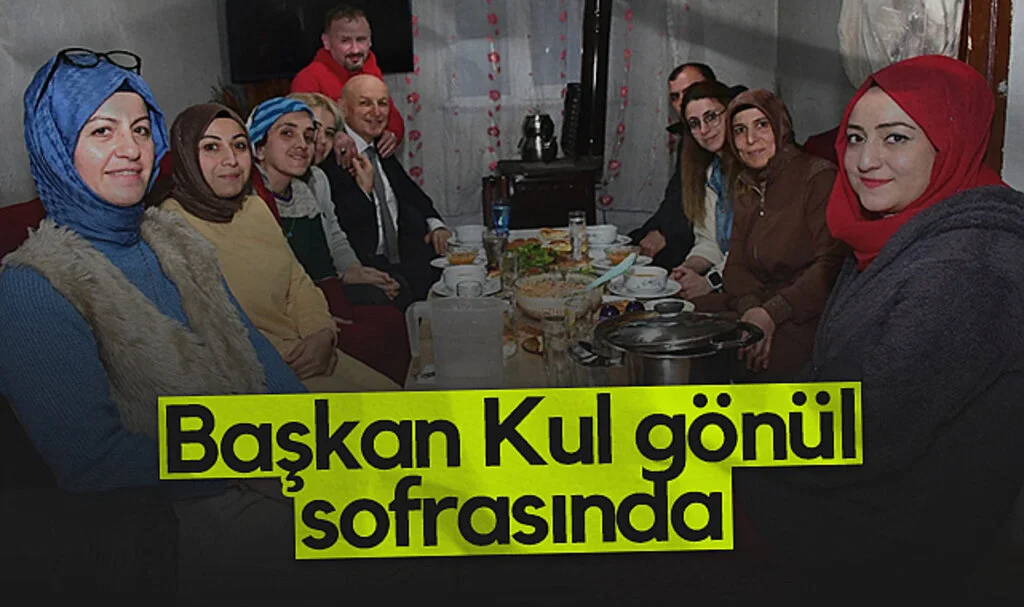 Terme Belediye Başkanı Şenol Kul, Vatandaşlarla Ramazan Sofrasında Buluştu
