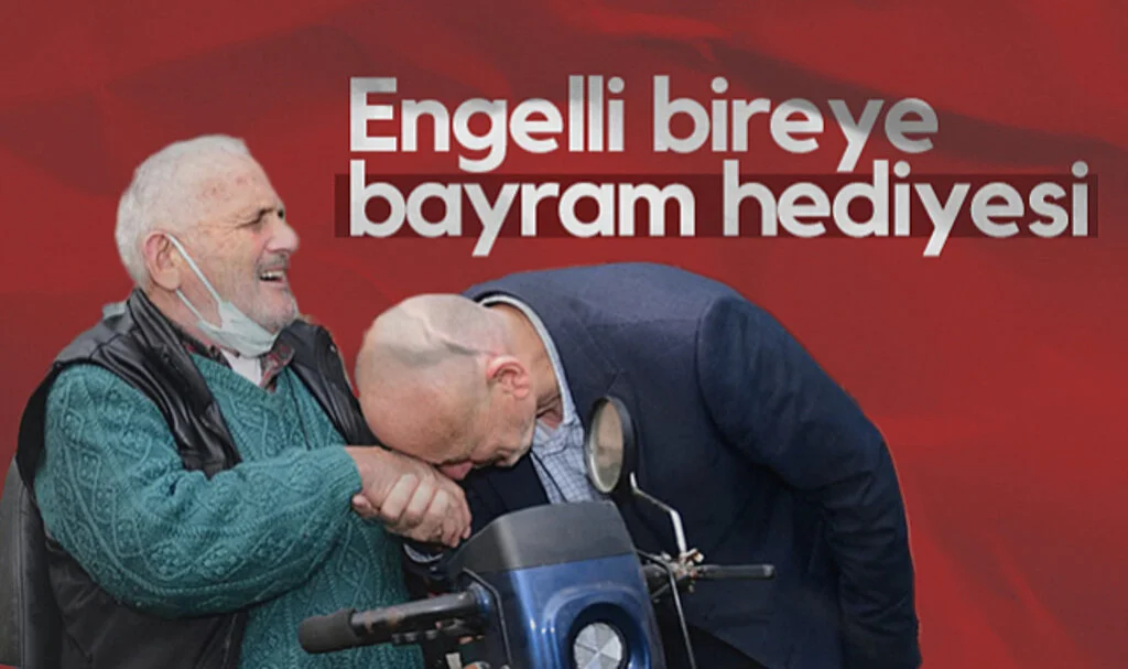 Terme'de Engelli Bireye Bayram Hediyesi