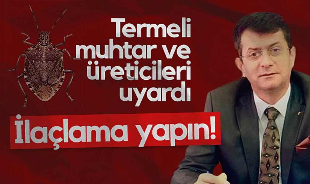 Terme Ziraat Odası Başkanı Ferda Ergün'den Termeli Muhtar ve Üreticilere Kokarca Uyarısı