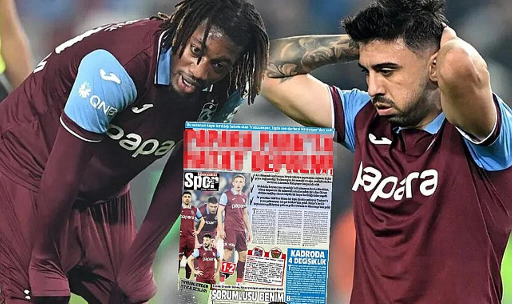 Trabzonspor'un Mağlubiyeti Sonrası Yerel Basından Skandal Manşet: Büyük Tepki Topladı