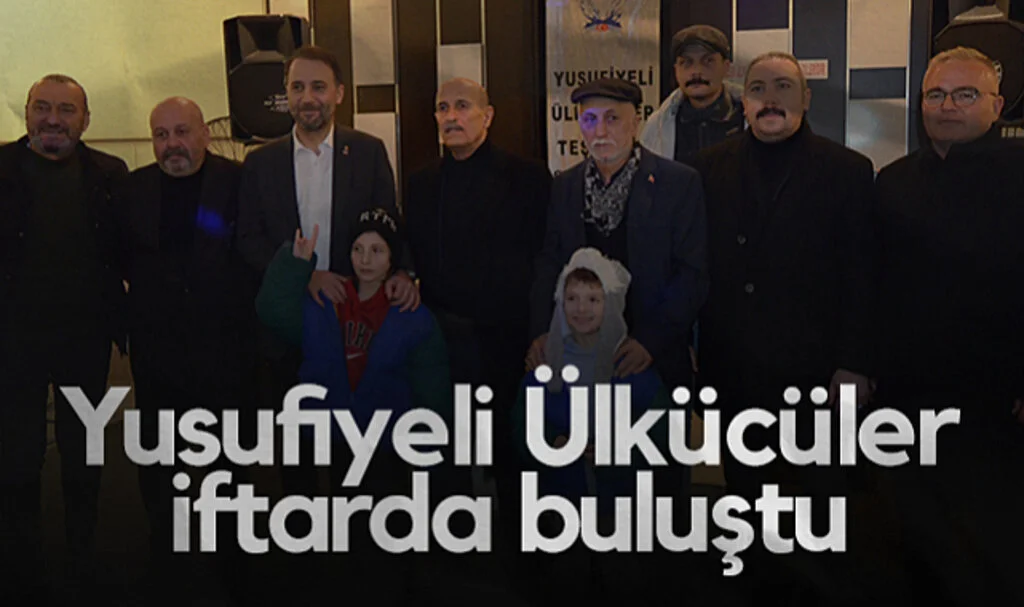 Yusufiyeli Ülkücüler Samsun'da iftarda buluştu