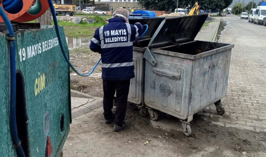 19 Mayıs’ta Konteynerler Dezenfekte Edildi