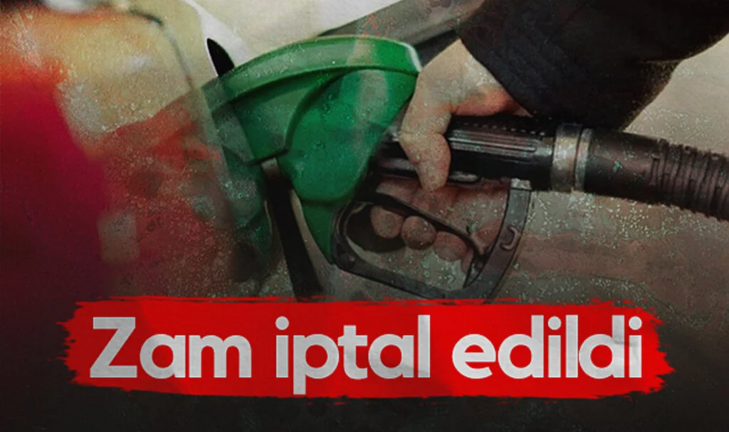 Akaryakıta Yapılacak Dev Zam İptal Edildi