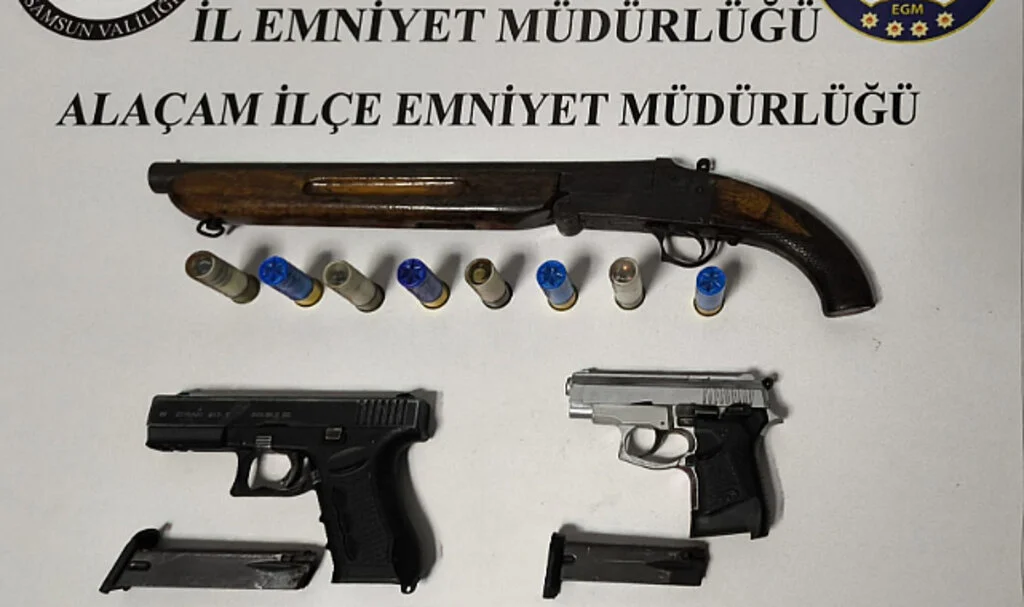 Alaçam’da Ruhsatsız Silah Bulunduran Şüpheli Gözaltında