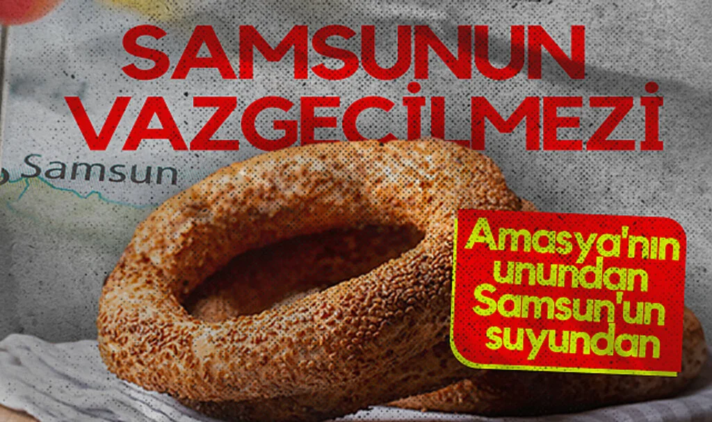 Amasya'nın unundan Samsun'un suyundan! Samsun’un Meşhur Simidine Yoğun İlgi