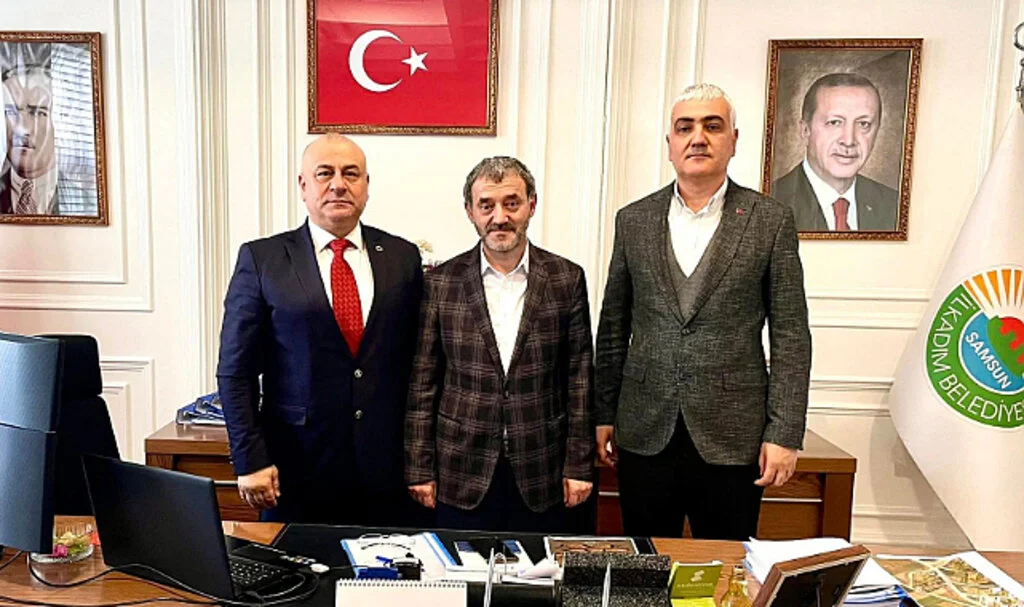 Bem-Bir-Sen Samsun Şube Başkanı Gayretli'den İlkadım Belediyesi'ne Ziyaret