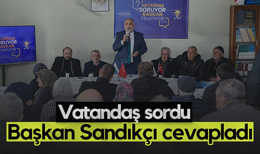 Canik Belediye Başkanı İbrahim Sandıkçı Vatandaşla Buluştu